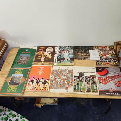 Lot of Baltimore Orioles Yearbooks 1969 1972 1984 2009, 1970 Chapionship & World Series Opening Day Camden Yards
