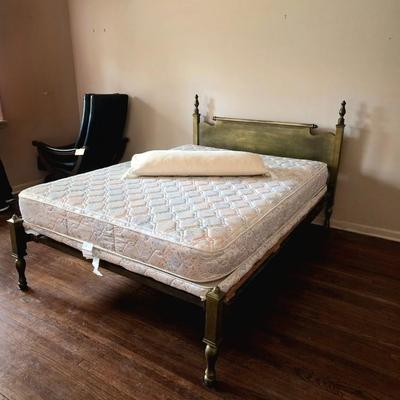 Antique brass bed
