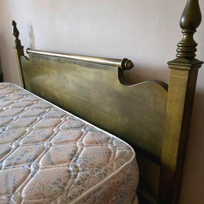Antique brass bed