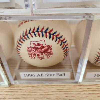 Collectors Lot of 1994 thru 2001 All Star Games & 1994 World Series Baseball Balls