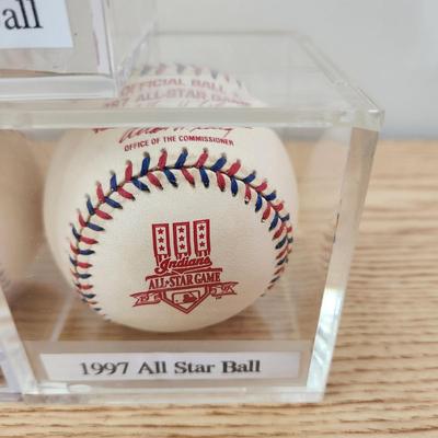 Collectors Lot of 1994 thru 2001 All Star Games & 1994 World Series Baseball Balls