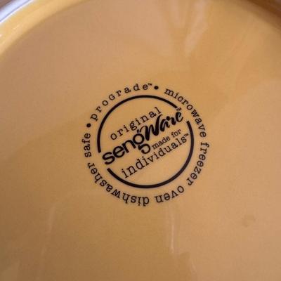 Waechterbach Germany, Sengware, + Pier 1 Red and Yellow Dishes (K-DZ)