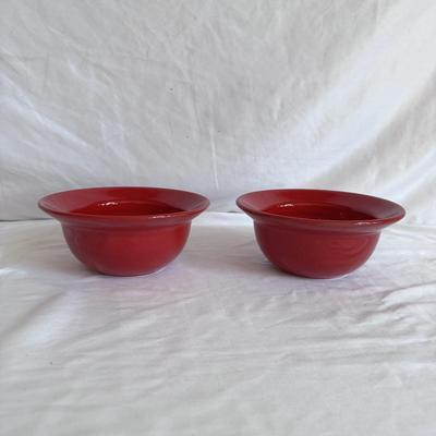 Waechterbach Germany, Sengware, + Pier 1 Red and Yellow Dishes (K-DZ)