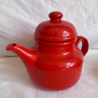 Waechterbach Germany, Sengware, + Pier 1 Red and Yellow Dishes (K-DZ)
