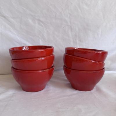 Waechterbach Germany, Sengware, + Pier 1 Red and Yellow Dishes (K-DZ)