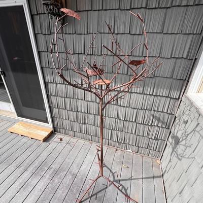 Large Metal Tree Sculpture (FD-RG)