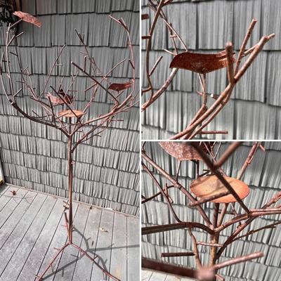 Large Metal Tree Sculpture (FD-RG)