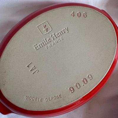 Cuisinart, Emile Henry, Sabatier, and Other Enamel Ceramic Bakeware (K-DZ)