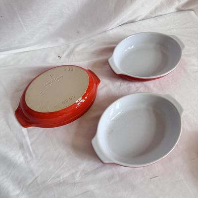 Cuisinart, Emile Henry, Sabatier, and Other Enamel Ceramic Bakeware (K-DZ)