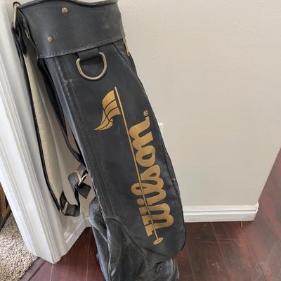 Wilson golf club bag with balls