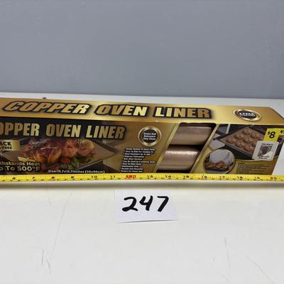 Copper Oven Liner
