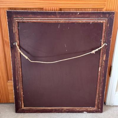 Ornate Silver Framed Mirror (PB-DZ)