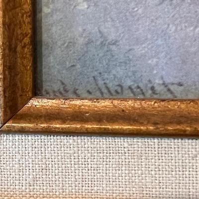 Ornately Framed ‘Wild Poppies’ Claude Monet & More (DR-RG)