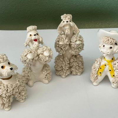 Vintage Royal Japan Ceramic Spaghetti Poodles