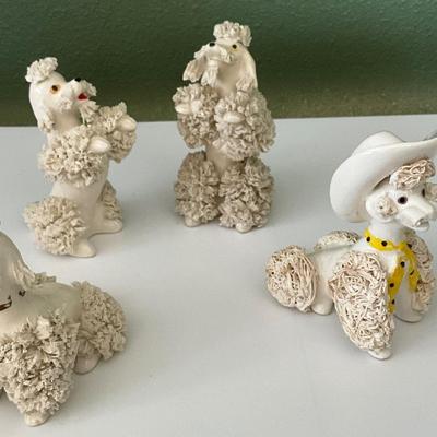 Vintage Royal Japan Ceramic Spaghetti Poodles