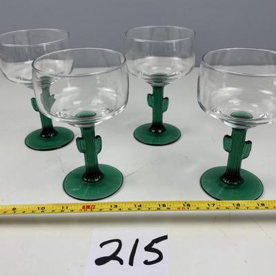 Vintage Libbey Cactus Margarita Glasses