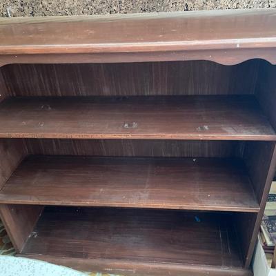 Wood book case