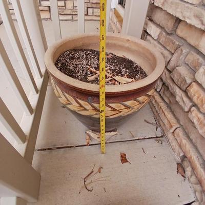 Nice large clay flowerpot