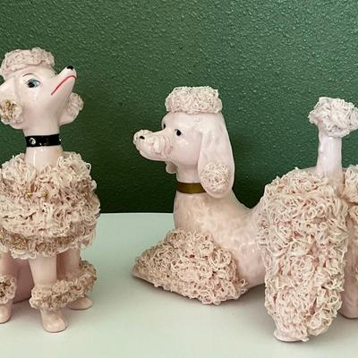 Vintage Royal Japan Ceramic Spaghetti Poodles