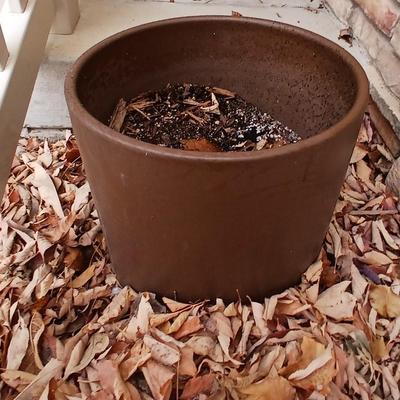 Nice brown ceramic Flowerpot