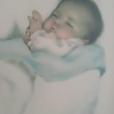 Awakening and A little bit of heaven framed Antique pictures by Bessie Pease Gutmann