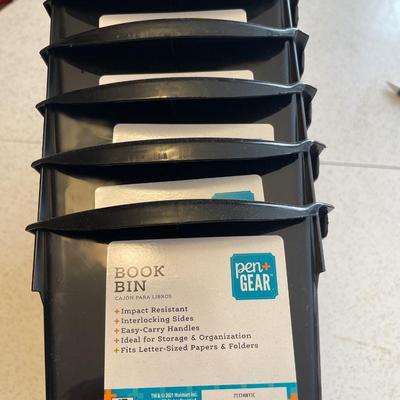 6 Book Bin storage