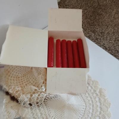 Doiley's and candles