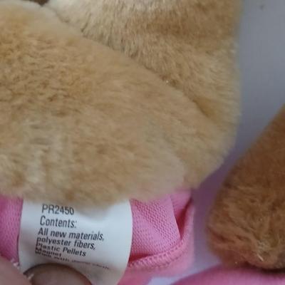 Basket of stuffed animals GUND -GANZ - TY - Bearington- and others