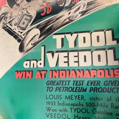 Vintage Tydol poster