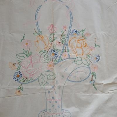 Variety of placemats and table cloths - beautiful, embroidered linen tablecloth included