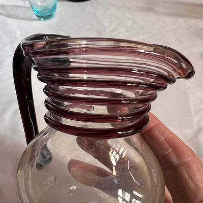 Colorful Glass Pitchers & Vases (P-RG)