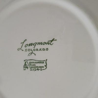 Two collectable souvenir plates Churches with old booklets to one of the plates - Wayne Zion Lutheran Chrurch