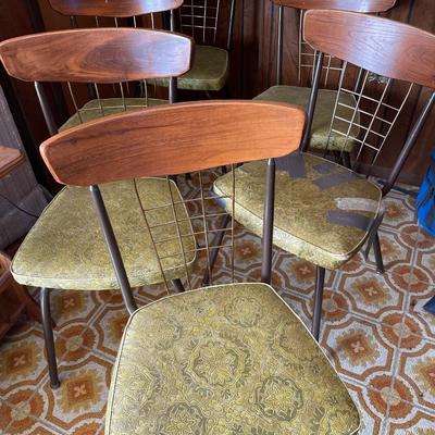 6 vintage Howell chairs