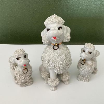 Vintage Royal Japan Ceramic Poodles