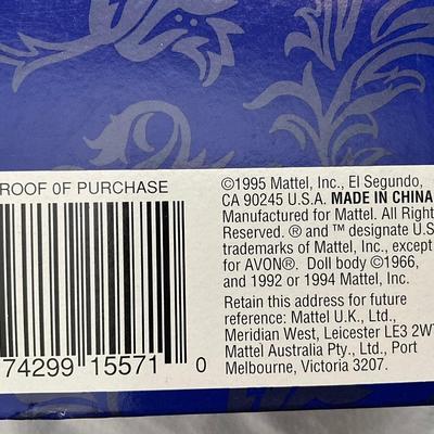 1995 Barbie Winter Velvet Avon Exclusive Mint/Excellent Condition Box opened to take picture