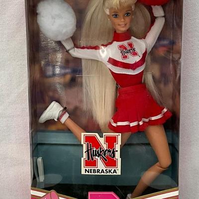 1996 Barbie Nebraska Huskers Official Licensed Collegiate Product, Mint/Excellent Unopened