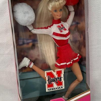 1996 Barbie Nebraska Huskers Official Licensed Collegiate Product, Mint/Excellent Unopened