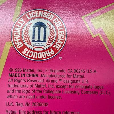 1996 Barbie Nebraska Huskers Official Licensed Collegiate Product, Mint/Excellent Unopened