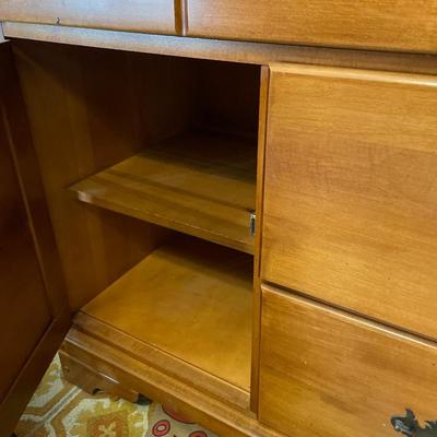 Nice wood china cabinet ONLY