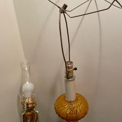 2 vintage lamps