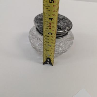 Cut Glass Victorian Style Hair Receiver