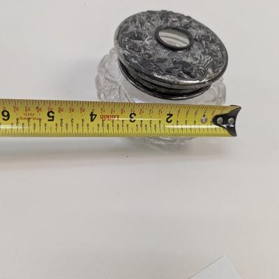 Cut Glass Victorian Style Hair Receiver