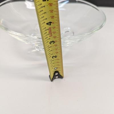 Signed Crystal Glass Floret Bowl By Steuben