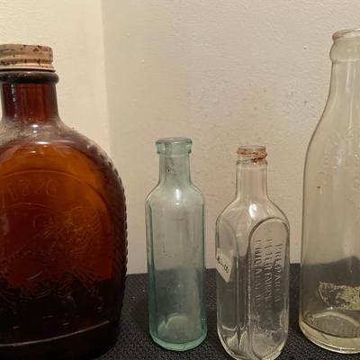 4 Vintage bottles