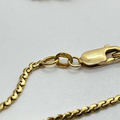 LOT 26J: 18K Gold 28” Necklace - Marked 750 Italy - 12.6 g