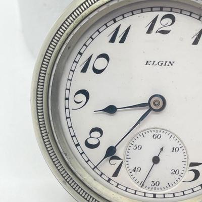 LOT 34J: Antique/Vintage Elgin Pocket Watch - Winds and Ticks