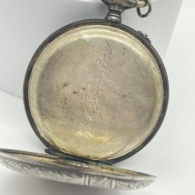 LOT 35J: Vintage Chronometro Polare Pocket Watch 800 Silver