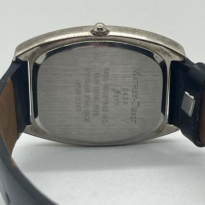 LOT 37J: Mens Watches - Swiss Military, Bullova, Benrus, & Mathey-Tissot