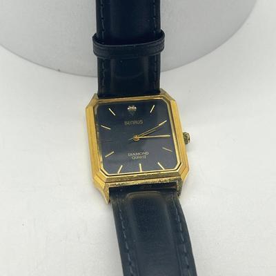 LOT 37J: Mens Watches - Swiss Military, Bullova, Benrus, & Mathey-Tissot