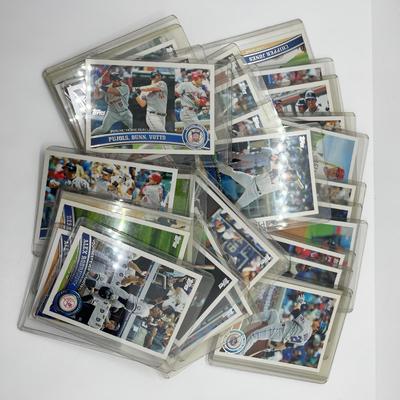 LOT 39J: 32 2011 Topps Baseball Cards - Jeter, Pujols, Ichiro, and More